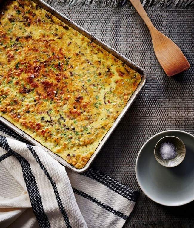 Gluten Free Frittata Shiitake Mushroom Bacon and Gruyere Frittata