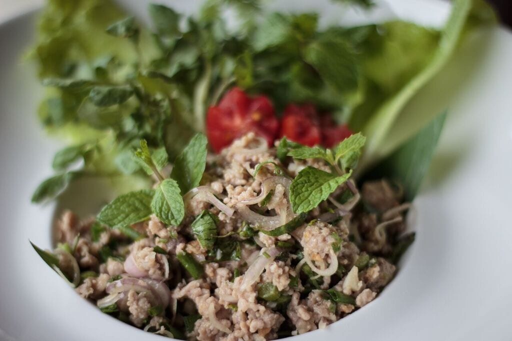 Larb Moo aka Ground Pork Salad