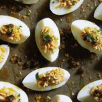 Gluten-Free Deviled Eggs Tonnato with Bottarga and Crispy Capers Recipe