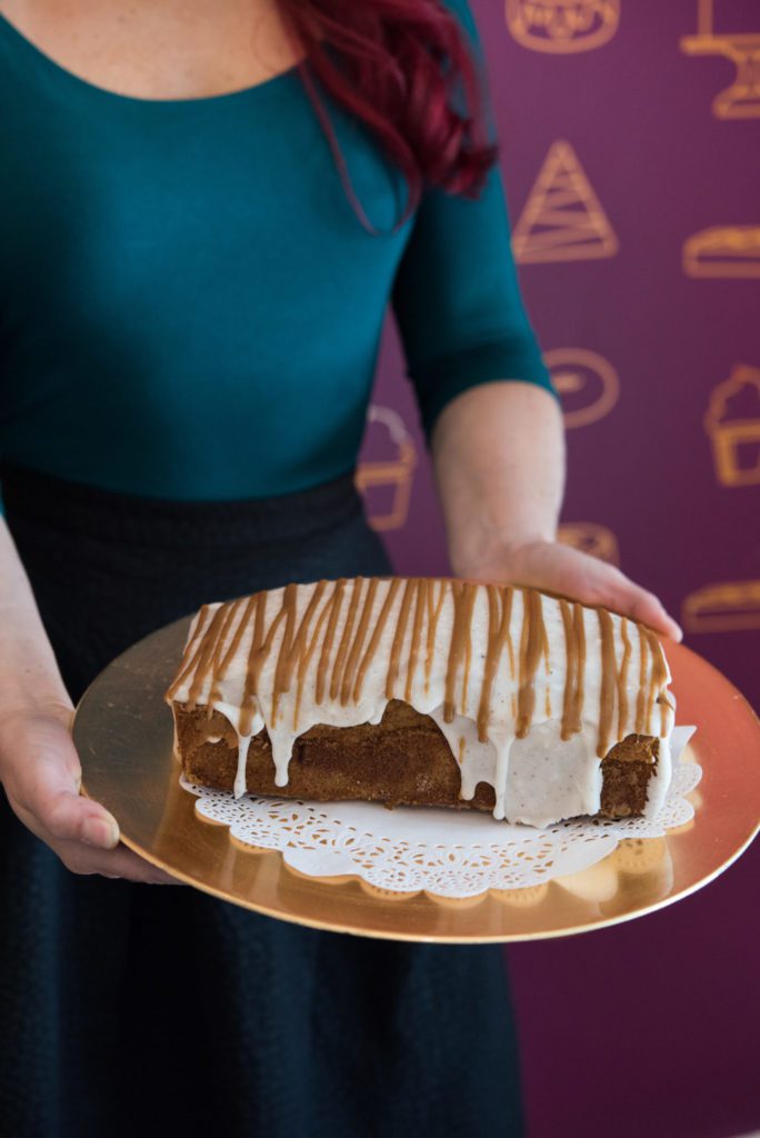 Kyra Bussanich's Gluten-Free Eggnog Latte  Pound Cake Recipe