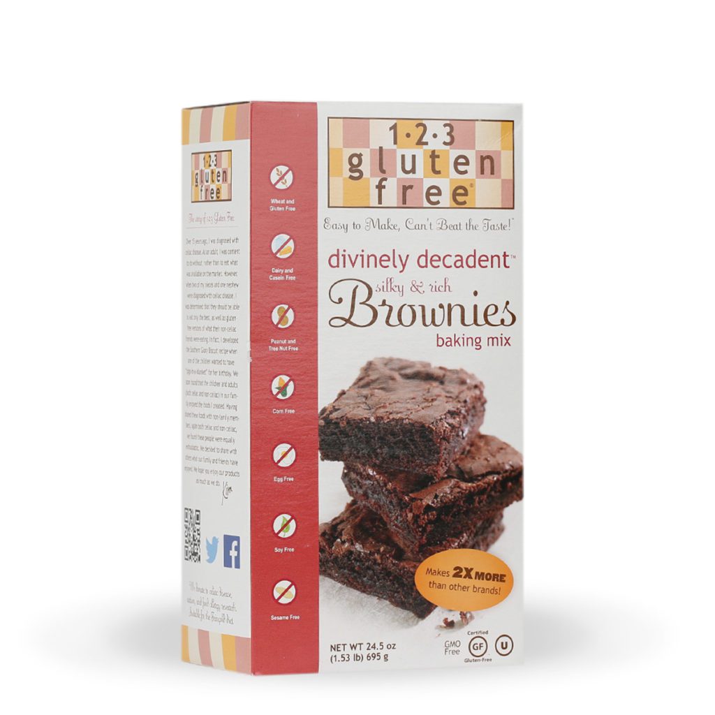 1-2-3 Gluten Free Divinely Decadent Brownie Mix Product Review