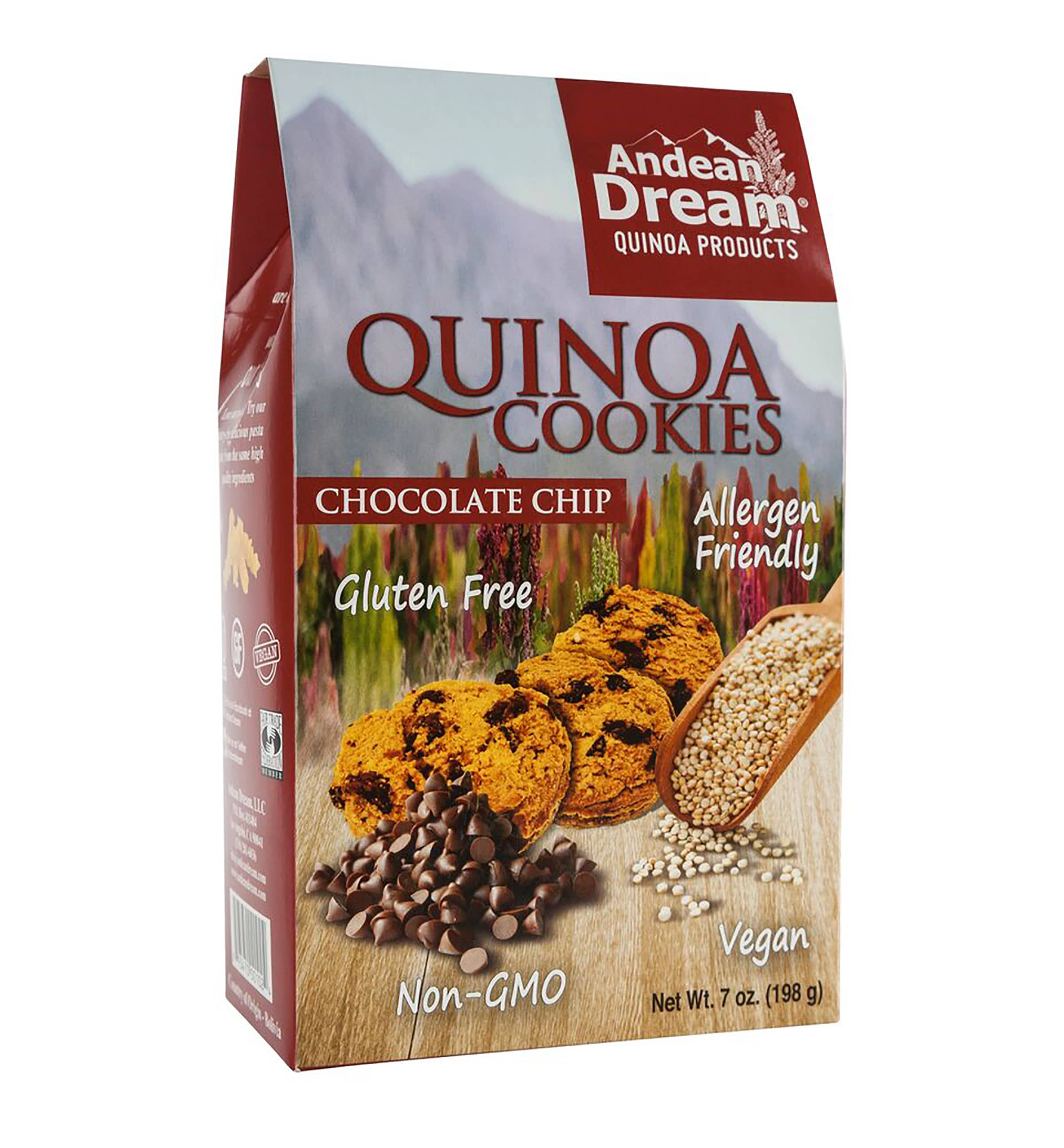 ANDEAN DREAM CHOCOLATE CHIP GLUTEN FREE QUINOA COOKIES GFF Magazine