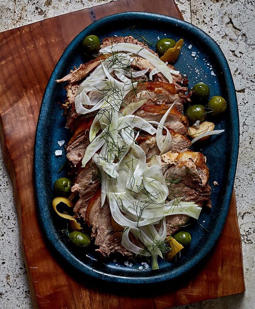 Braised Pork Shoulder with Green Olives and Fennel Gluten-Free Recipe