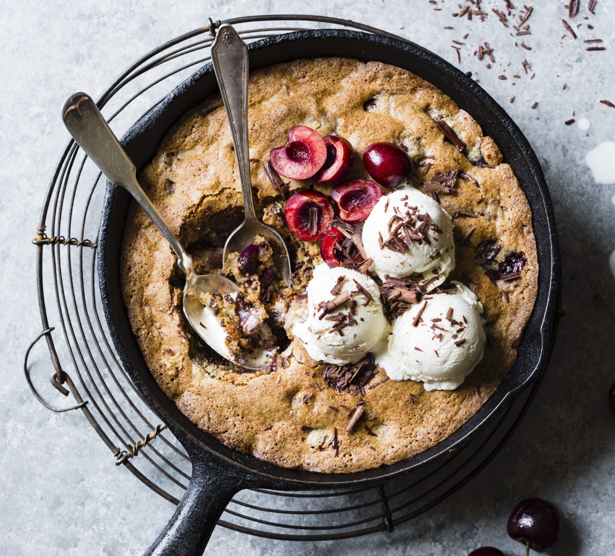 Cherry Skillet Cookie GFF Magazine