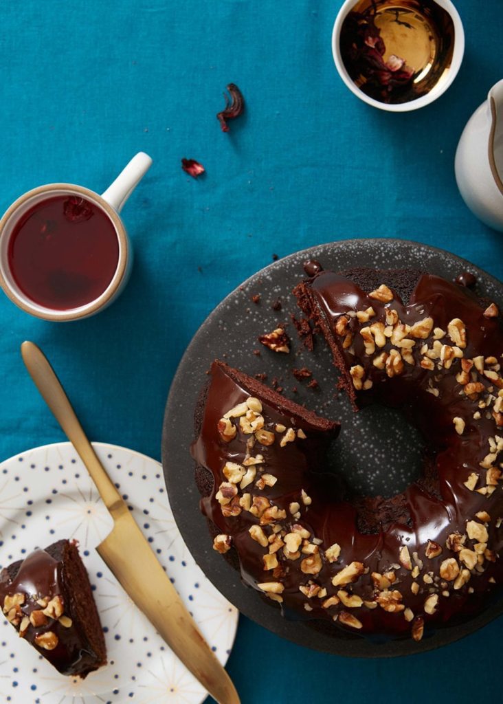 Gluten-Free Chocolate Bundt Cake with Chocolate Glaze