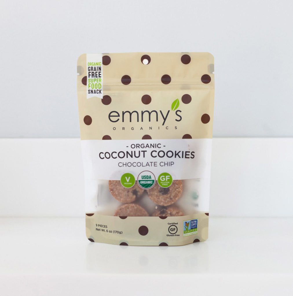 Product Review: Emmy's Organics Coconut Chocolate Chip Cookies