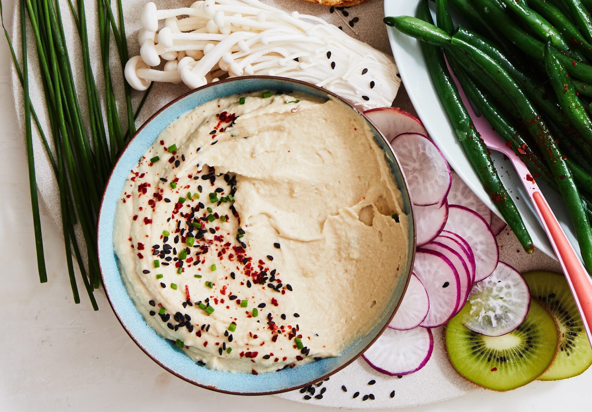 gluten free dip miso hummus recipea twist on a classic chickpea dip