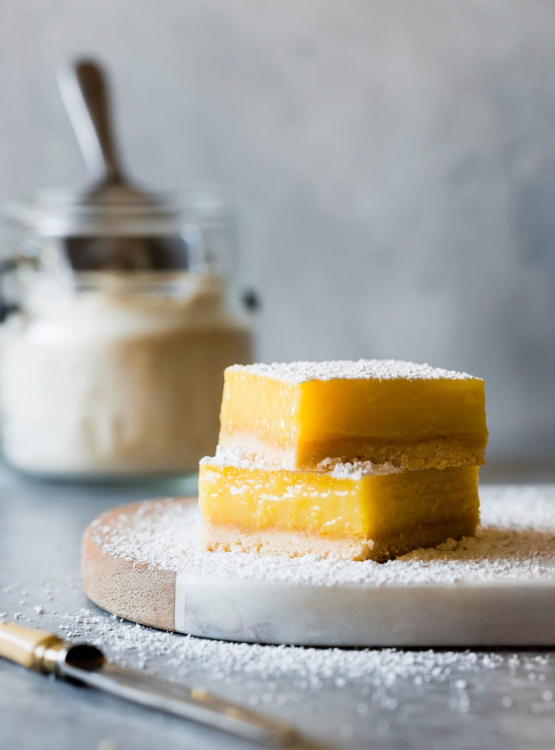 gluten free dessert bars ginger lemon bars with coconut flour crust
