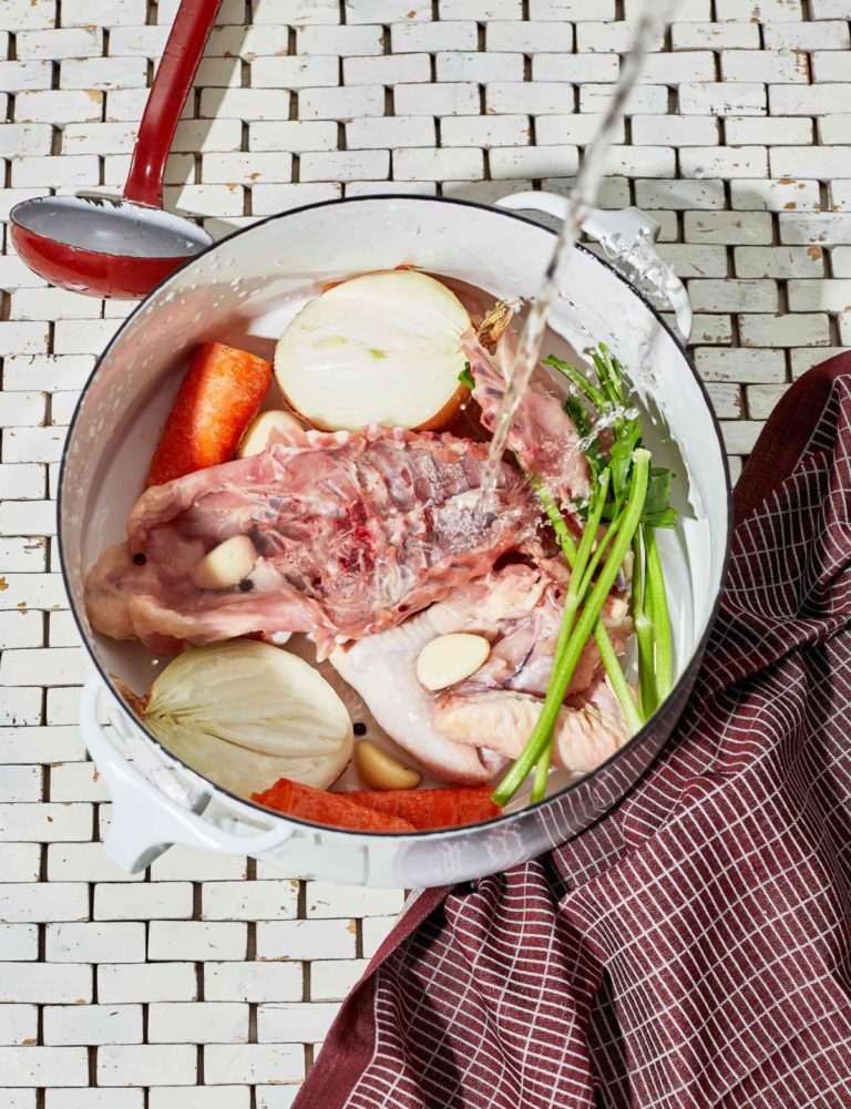 Homemade Chicken Stock GlutenFree Recipe Don't Toss That Carcass