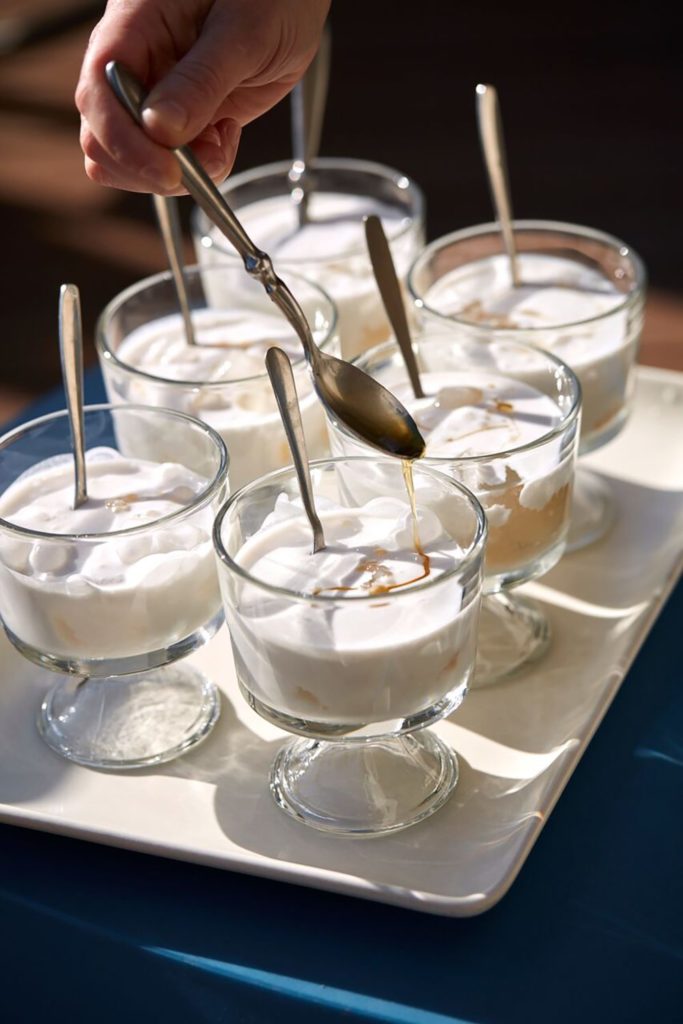 Iced Coconut Cream with Tapioca Pearls Gluten-Free Recipe