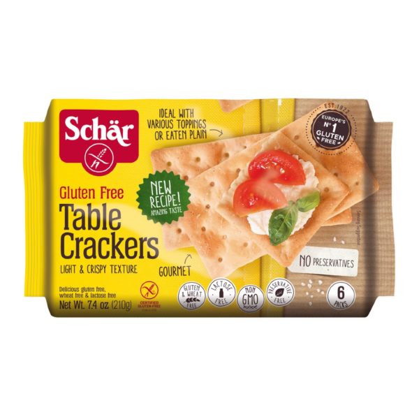 Gluten Free Saltine Crackers Schar Gluten Free Table Crackers Taste   Schar Gluten Free Table Crackers 600x600 