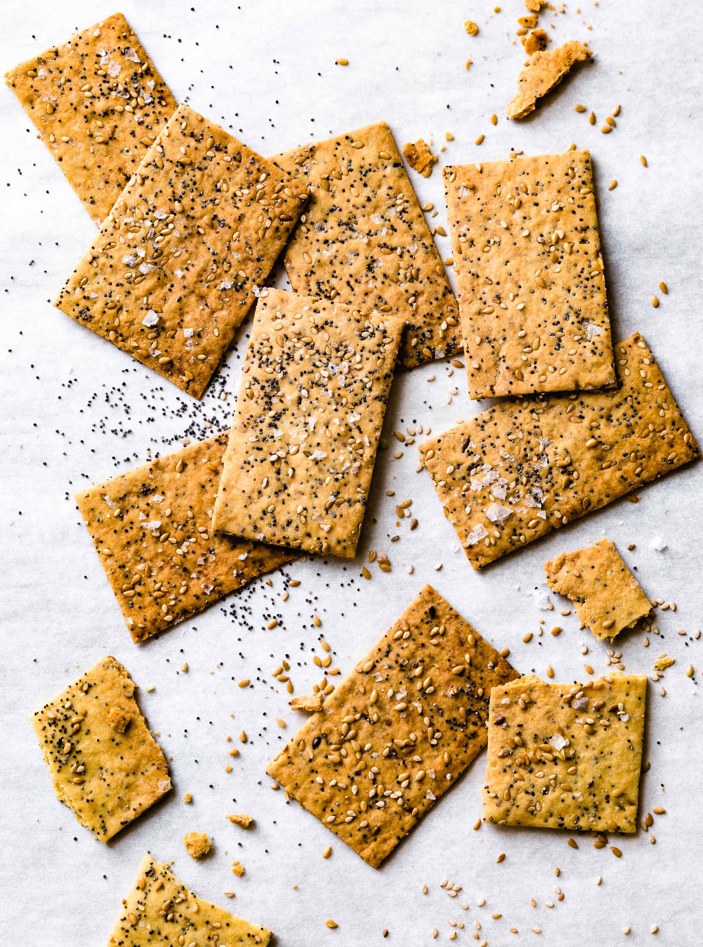 Seeded-Chickpea-Almond-Crackers | GFF Magazine