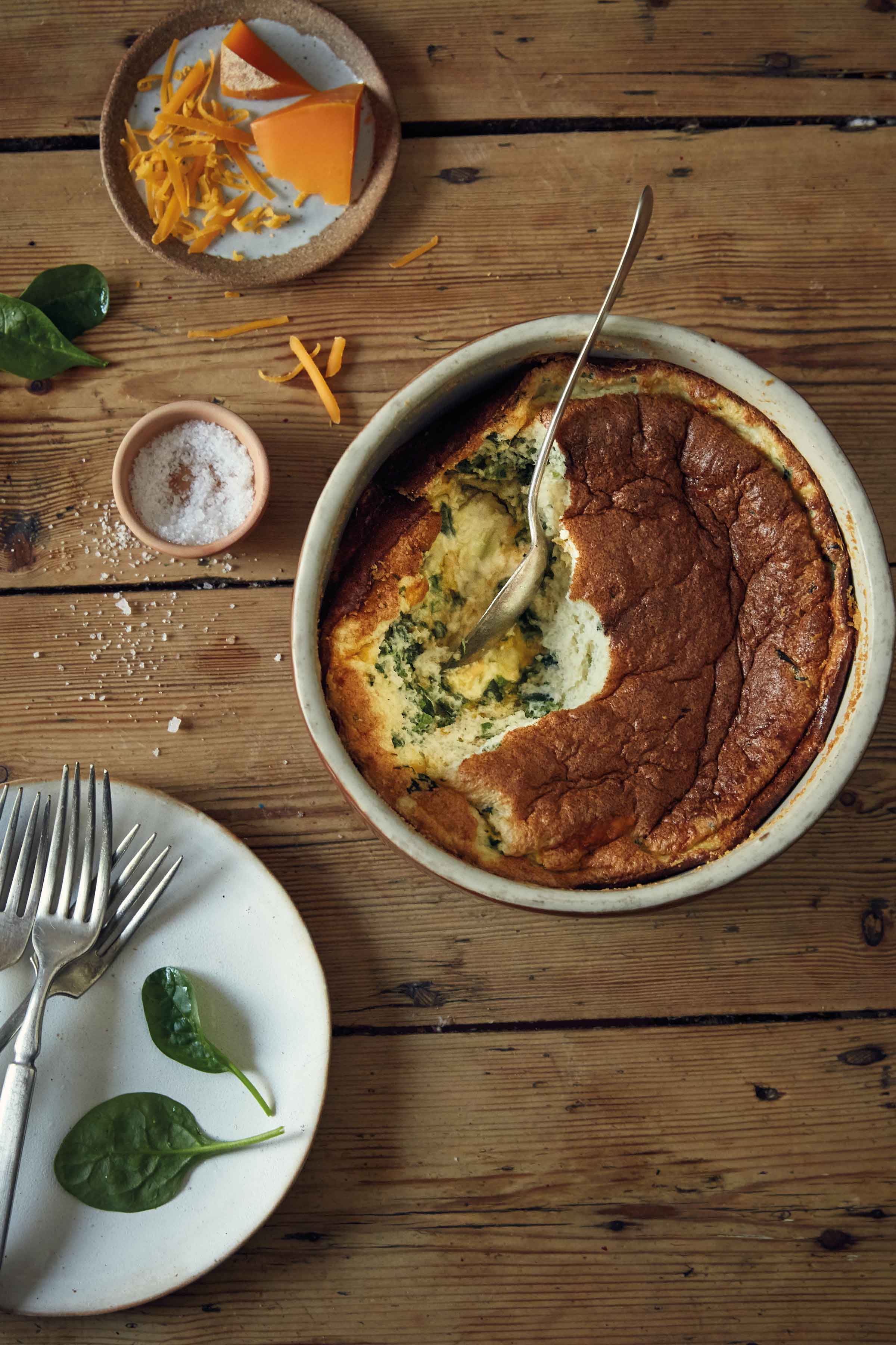 SpinachCheddarSouffle GFF Magazine