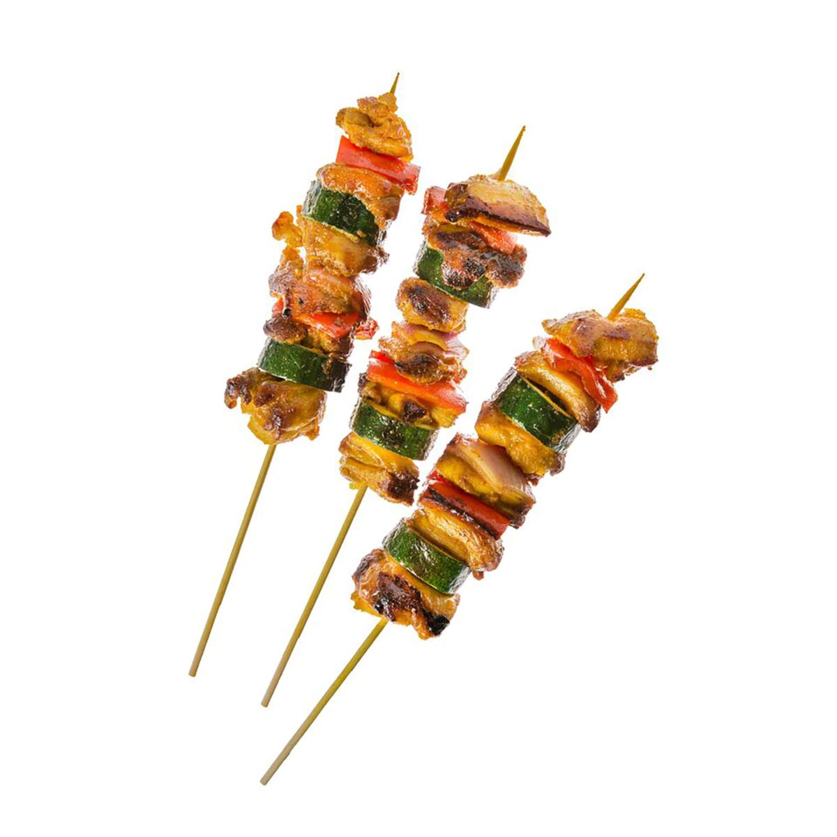 Gluten Free Turmeric Chicken and Vegetable Kabobs