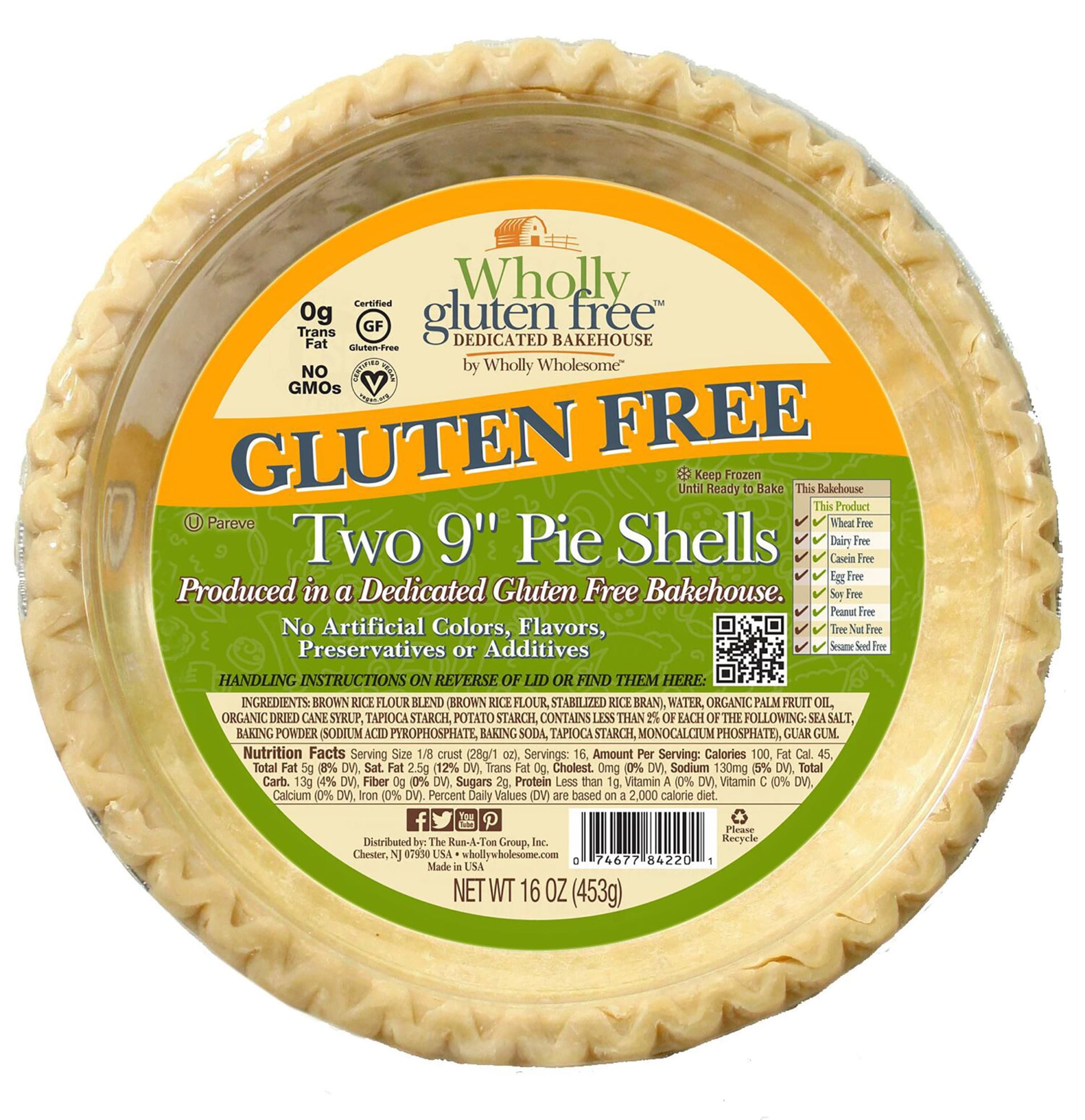 Frozen Gluten Free Pie Crust Search: Wholly Gluten Free pie crust ...