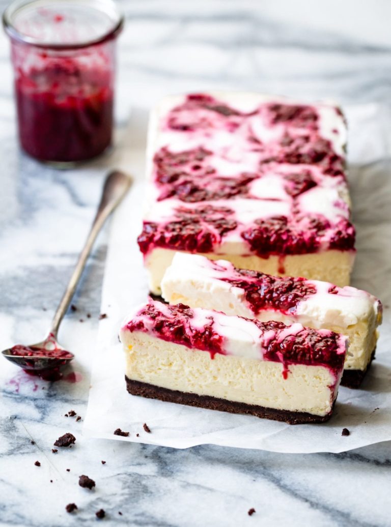 Gluten Free Raspberry Cheesecake with Chocolate Crust Recipe