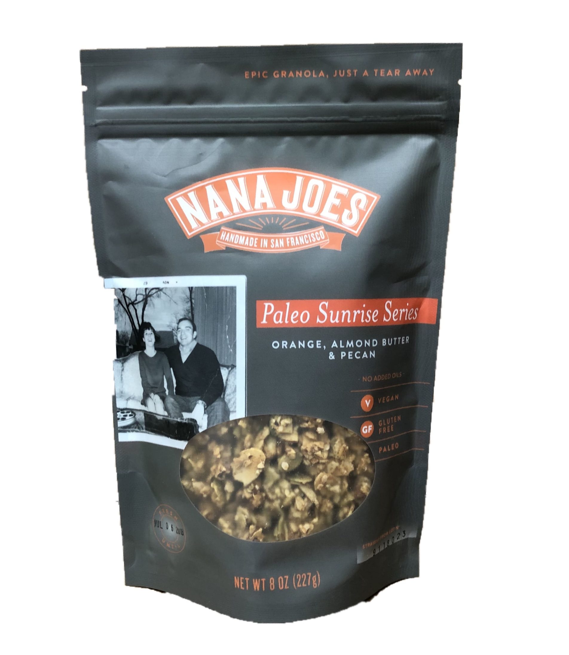 Gluten Free Granola Nana Joe's granola reviewsunrise series orange