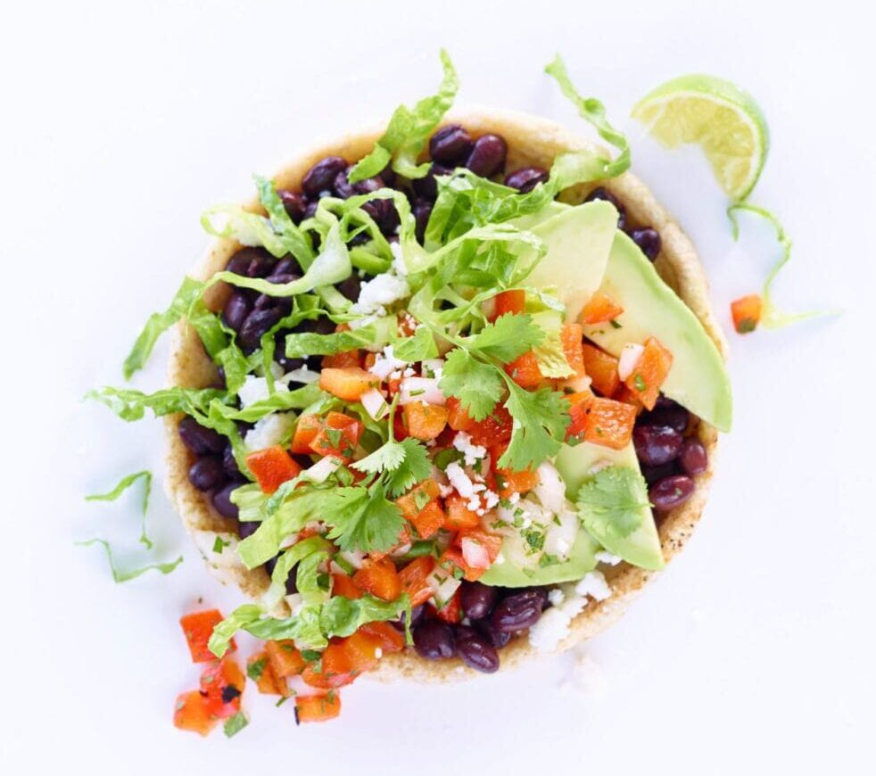 Gluten Free Mexican Food: Black Bean Sopes with Roasted Pepper Salsa Recipe
