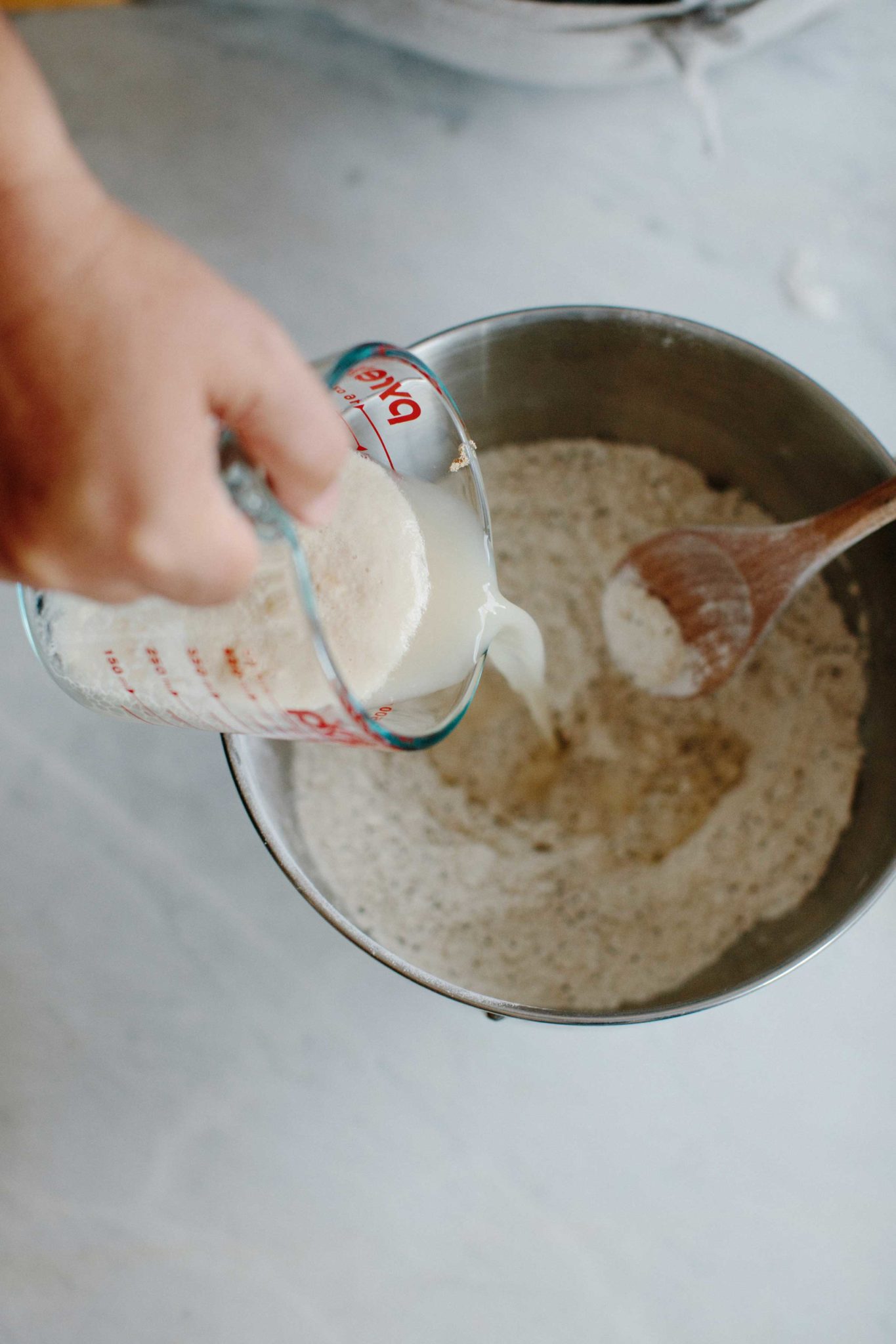 GrainFreeBiscuitsMixYeastWithDryIngredients GFF Magazine