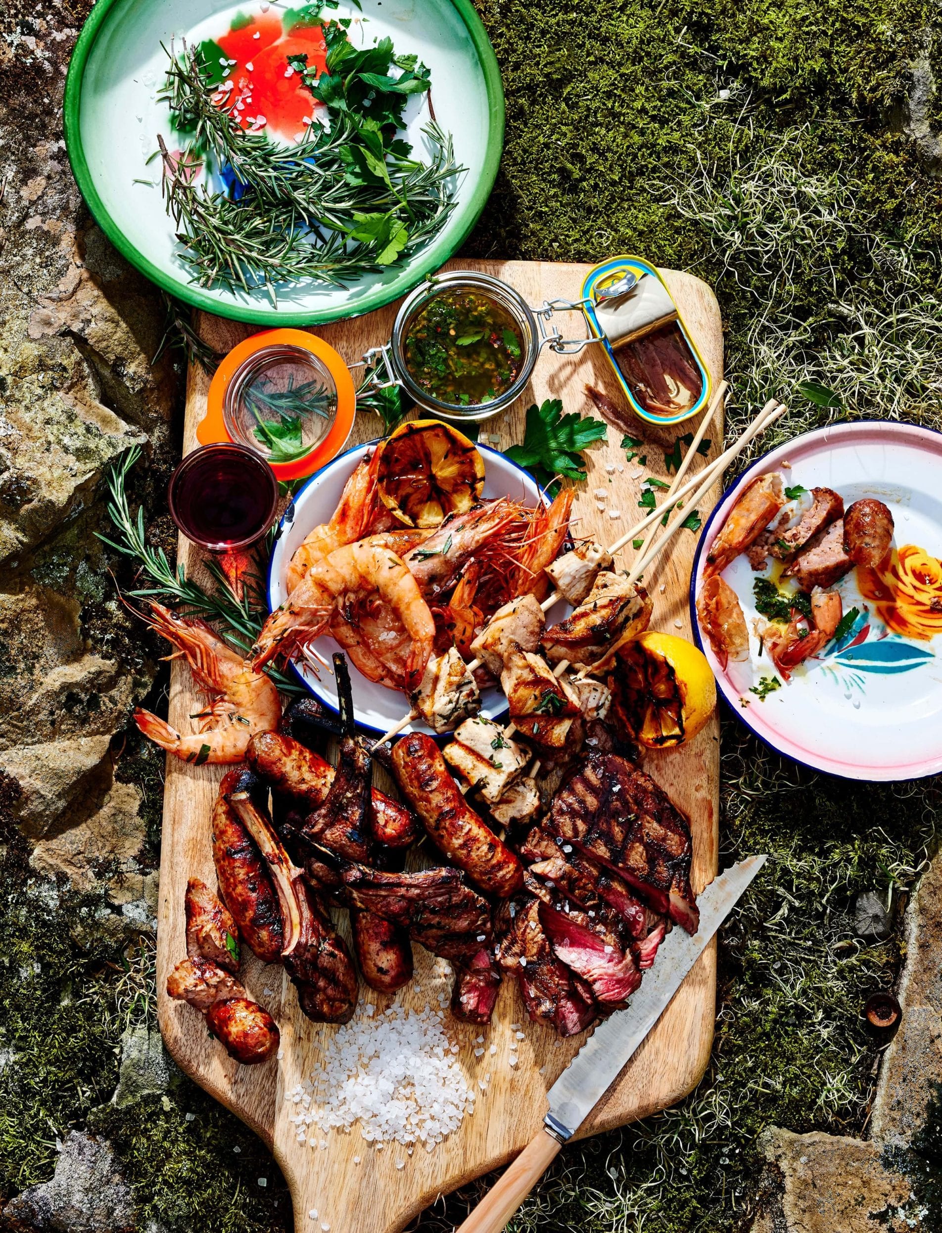 Grilling Recipe Fun glutenfree mixed grill recipe with salsa verde