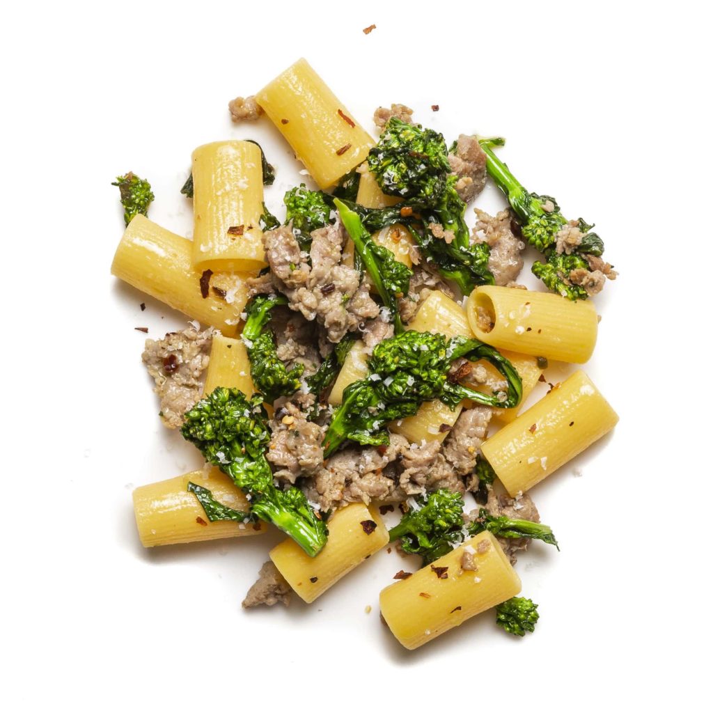 Pasta with Sausage and Broccolini