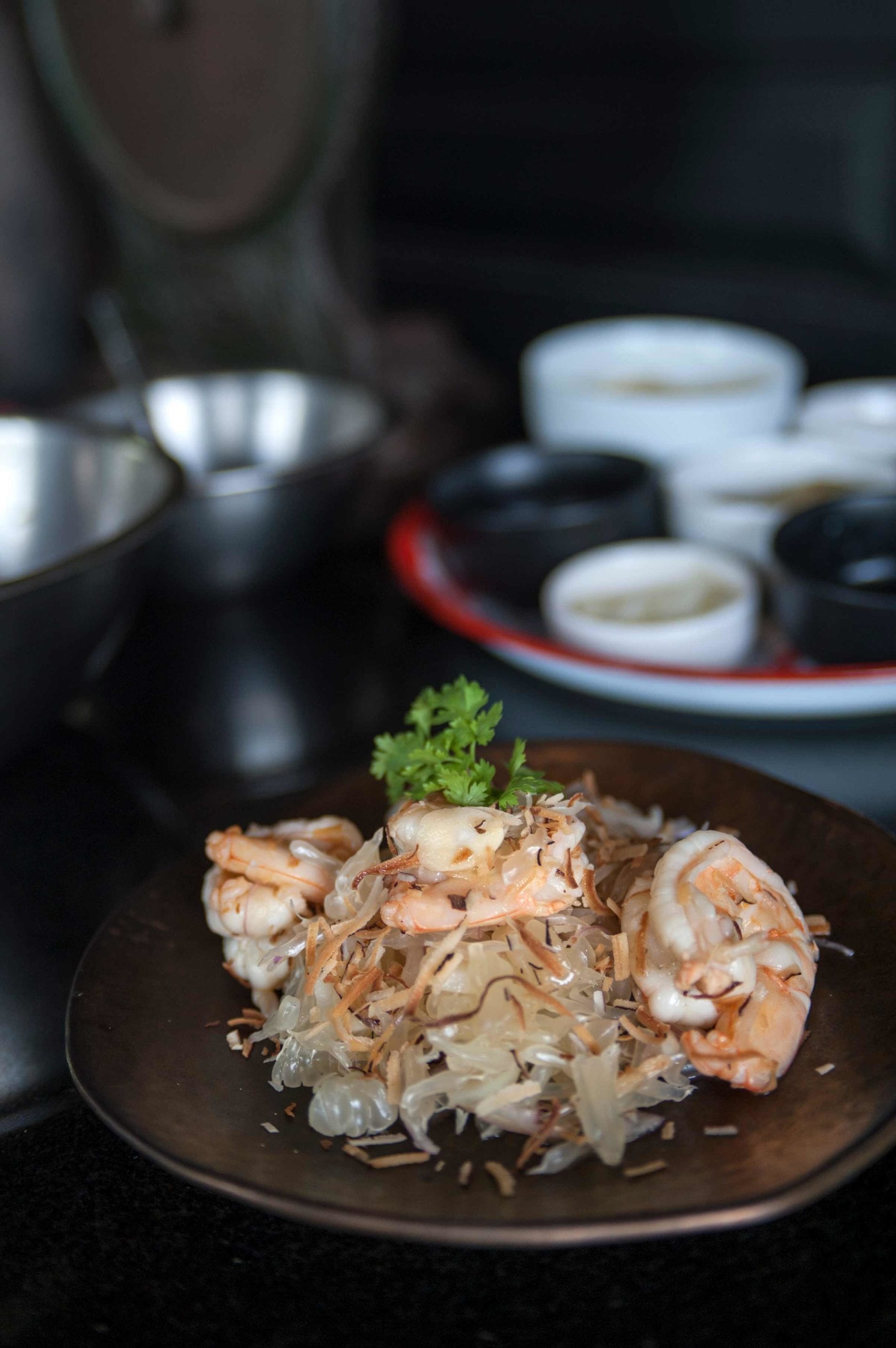 Gluten Free Salad: Yam Sam-O (Pomelo Salad with Shrimp)