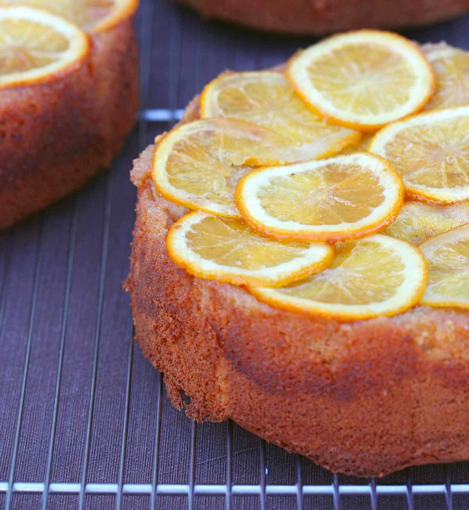 Gluten-Free Orange Pistachio Upside-Down Cake Recipe