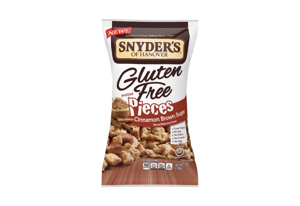 Product Review: Snyder's of Hanover Gluten Free Cinnamon and Brown Sugar Pretzel Pieces