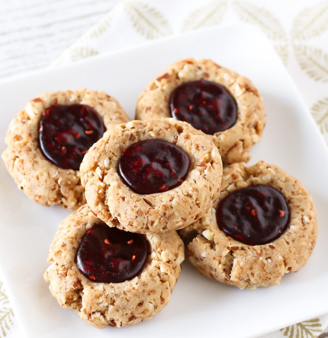 glutenfreeveganraspberrythumbprintcookies GFF Magazine