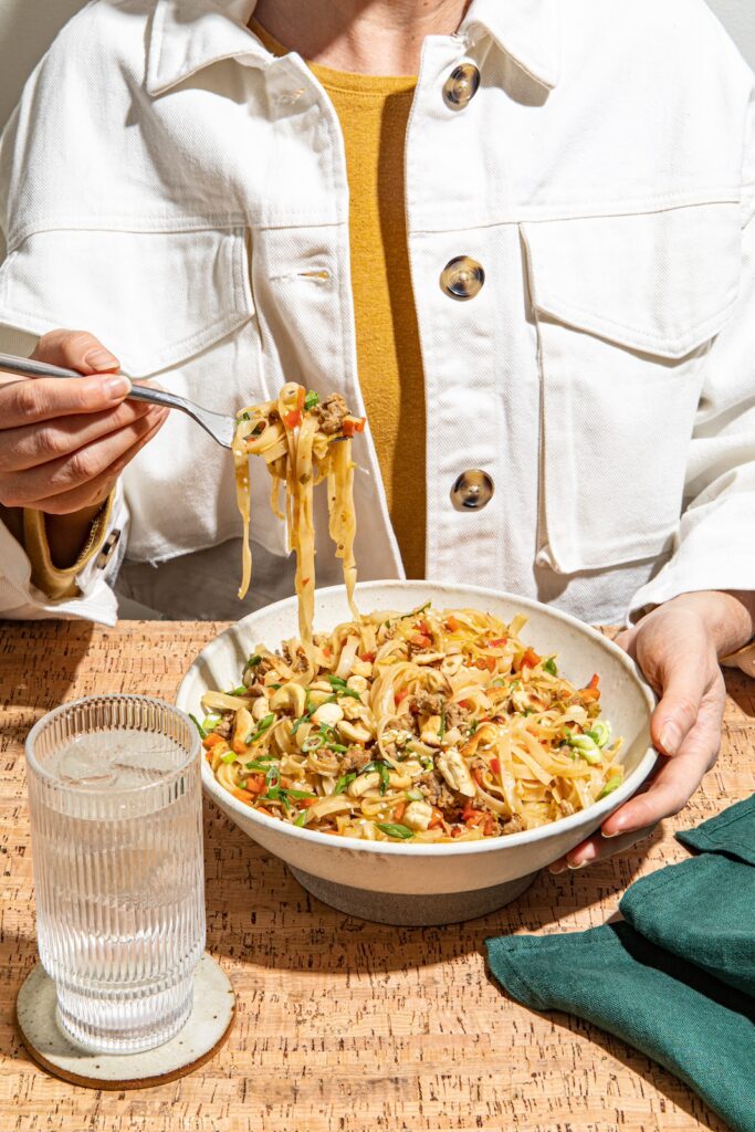 Carbivore cookbook: inside-out egg roll noodles recipe